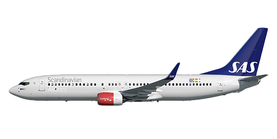 SAS Boeing 737-800