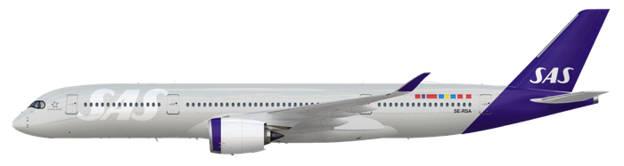 SAS A350 in 2019 Livery