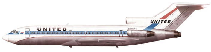 United Airlines Boeing 727
