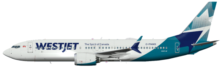 West Jet 2018 Livery