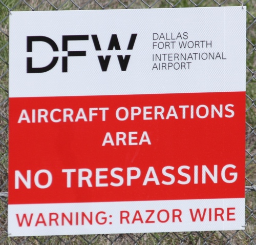 DFW AOA Sign