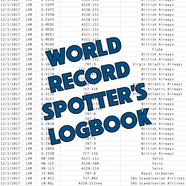 Spotters Logbook