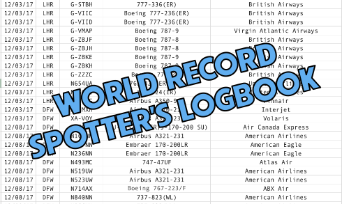Spotters Logbook
