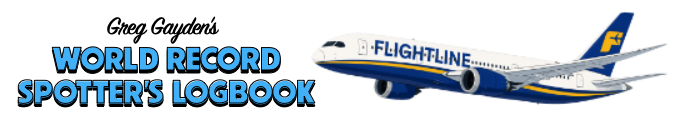 Greg Gayden's World Record Spotter's Logbook