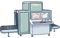 Security screening icon